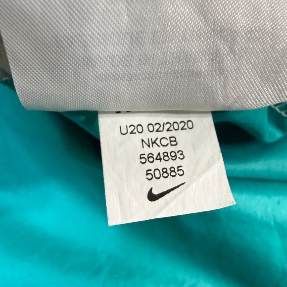 Nike Pullover Mens Medium White Teal Miami Dolphins NFL On Field Half Zip Top - Picture 9 of 12